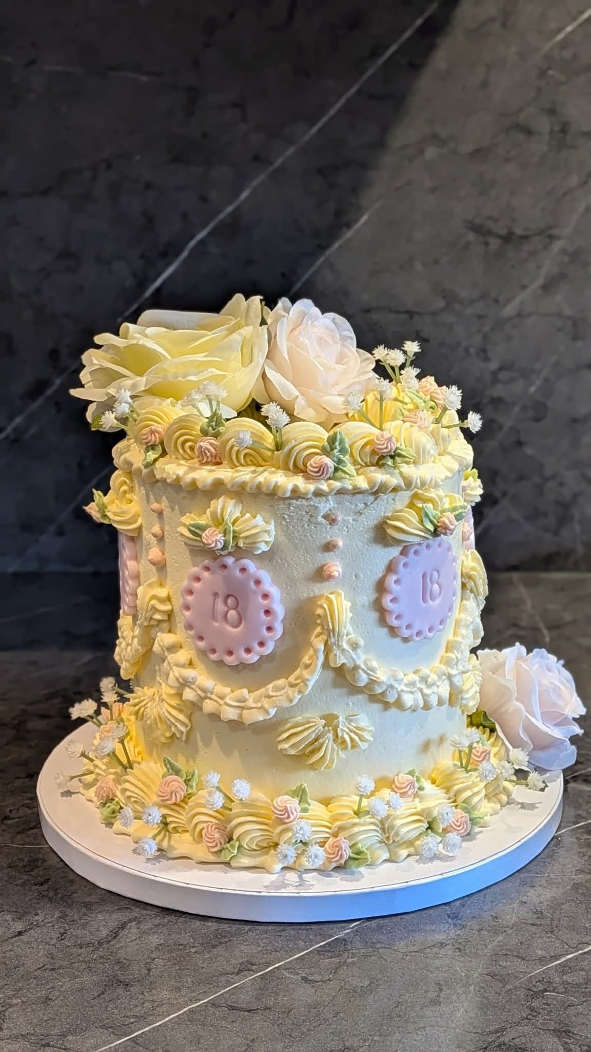 Farming themed 40th birthday cake