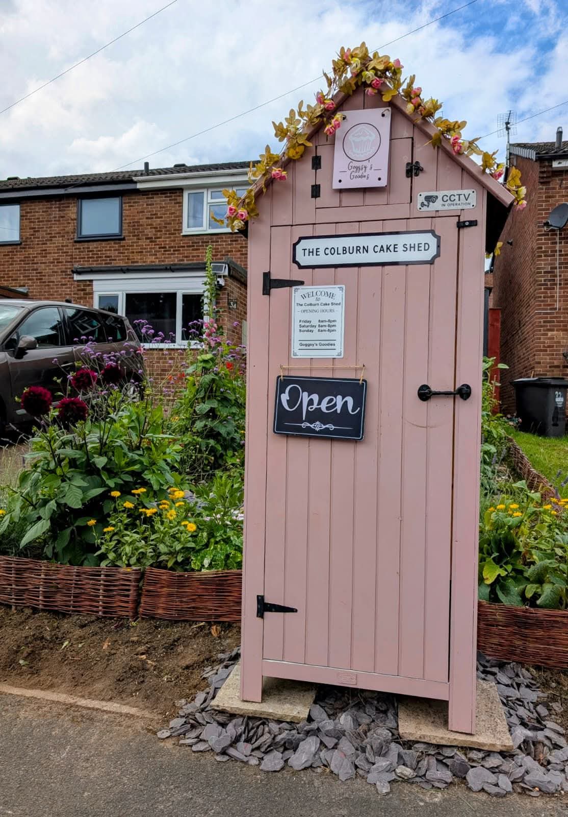 The Colburn Cake Shed exterior